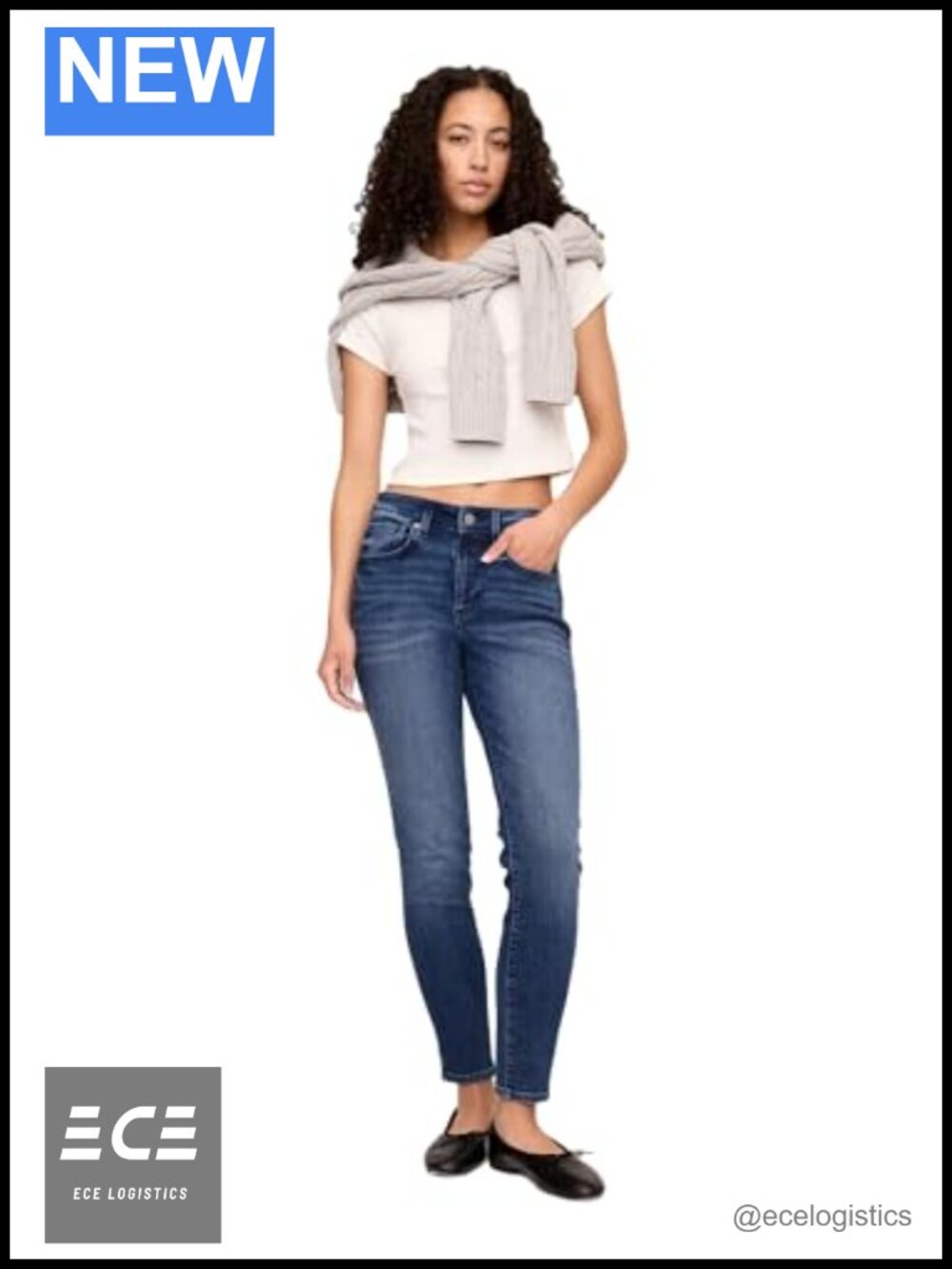 Gap Mid-Rise Legging Jean Pull On Straight Leg Stretch Denim